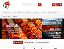 Tablet Screenshot of chezunchef.com